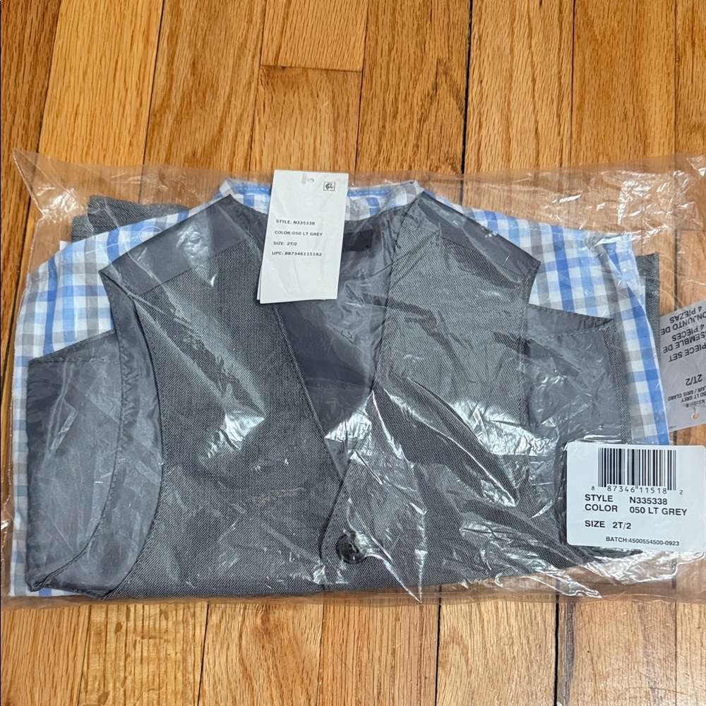 Nautica Baby Boys 4-Piece Slub Tick Vest with Bow Tie Set